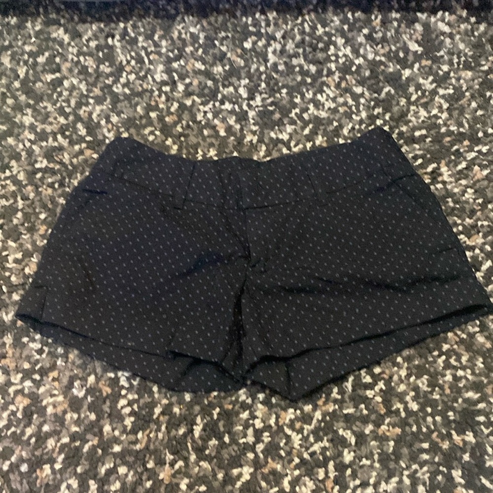 Vintage Volcom Black Blue Polka Dot Shorts Women’s size 3
